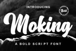 moking font